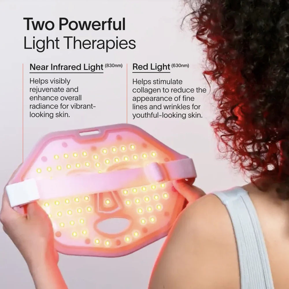 A video showing the red light therapy mask technologies