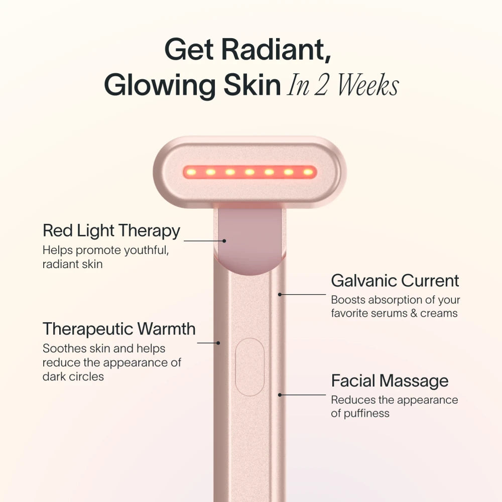 4-in-1 Radiant Renewal Skincare Wand with Red Light Therapy